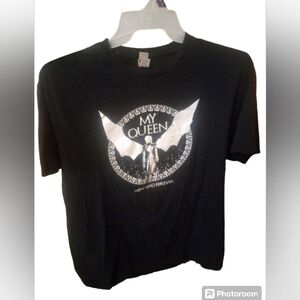 Gildan Brand Women's Black Tshirt "My Queen" SIZE XL